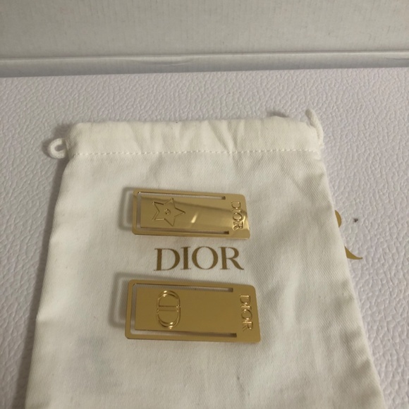 Dior Beauty Gold Hair Clips NEW - Picture 6 of 7